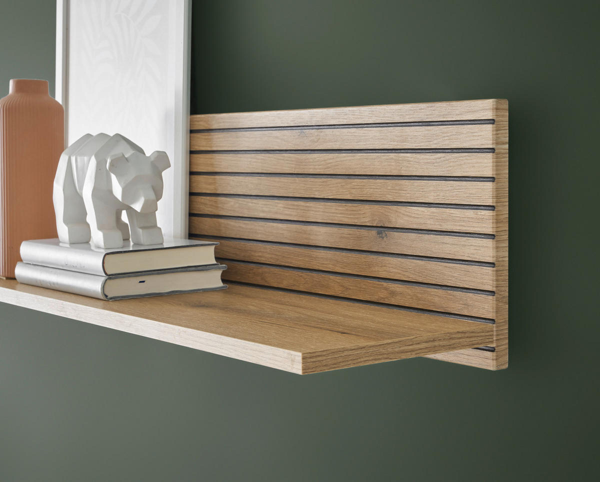 Wandregal Hudson Eiche Evoke Coast Nachbildung B/H/T: ca. 150x22x21 cm Hudson - Eiche (150,00/22,00/21,00cm)