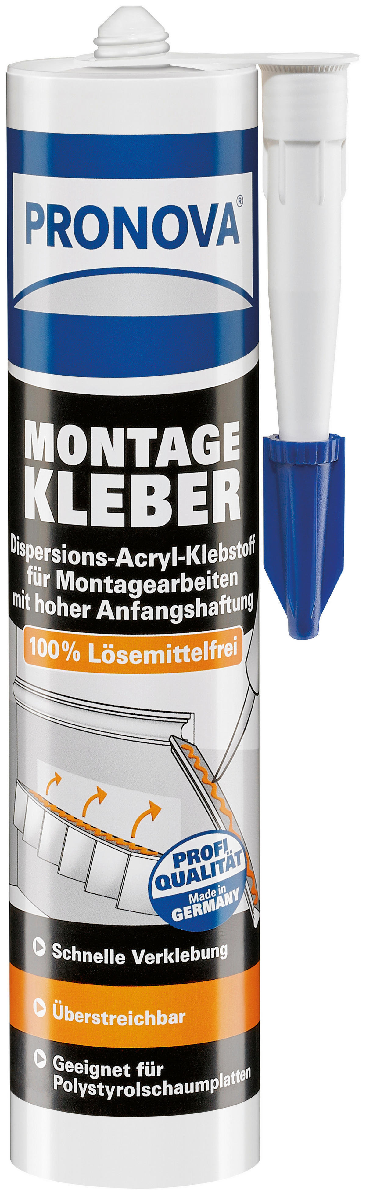Montagekleber ca. 0,435 kg Montagekleber - weiß - Pronova