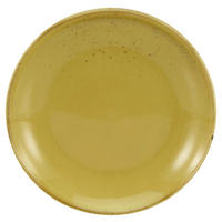 CreaTable Suppenteller NATURE COLLECTION curry Steinzeug D: ca. 22 cm NATURE COLLECTION - curry (22,00cm) - CreaTable