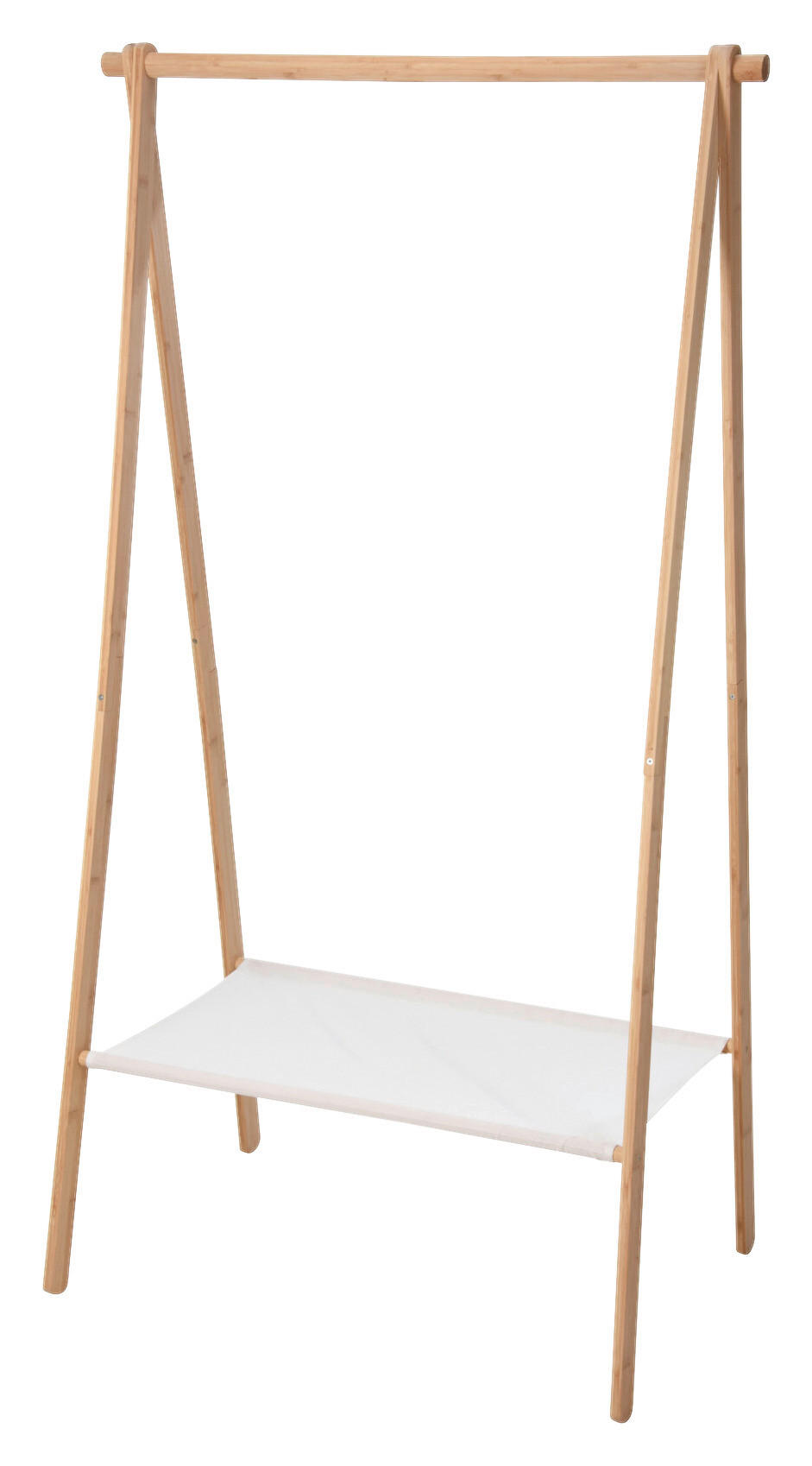 Kleiderständer weiß Bambus Kleiderständer - braun/weiß