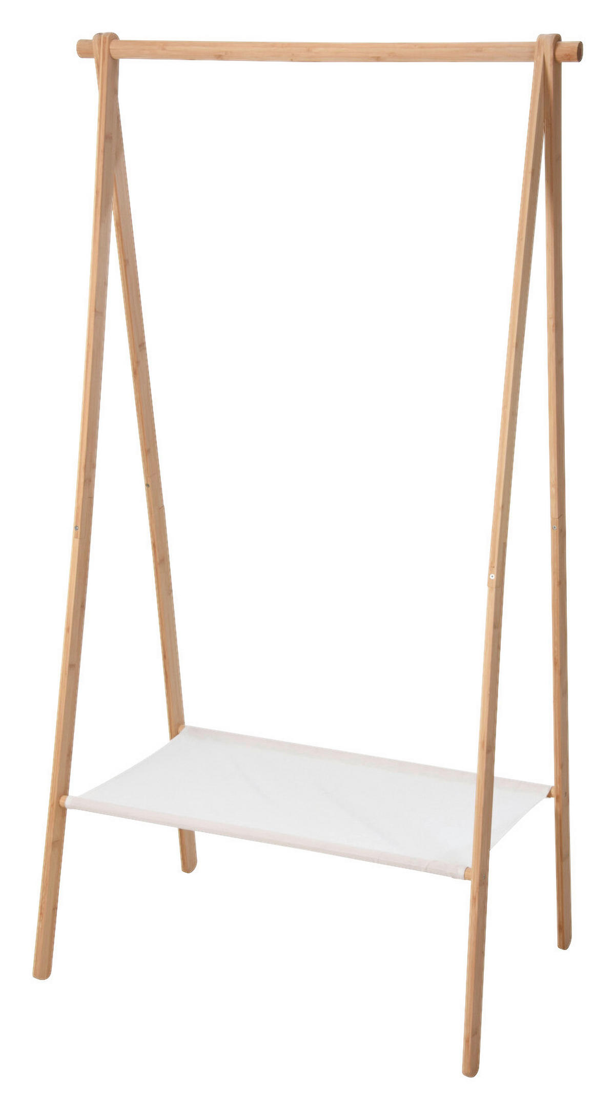 Kleiderständer weiß Bambus Kleiderständer - braun/weiß