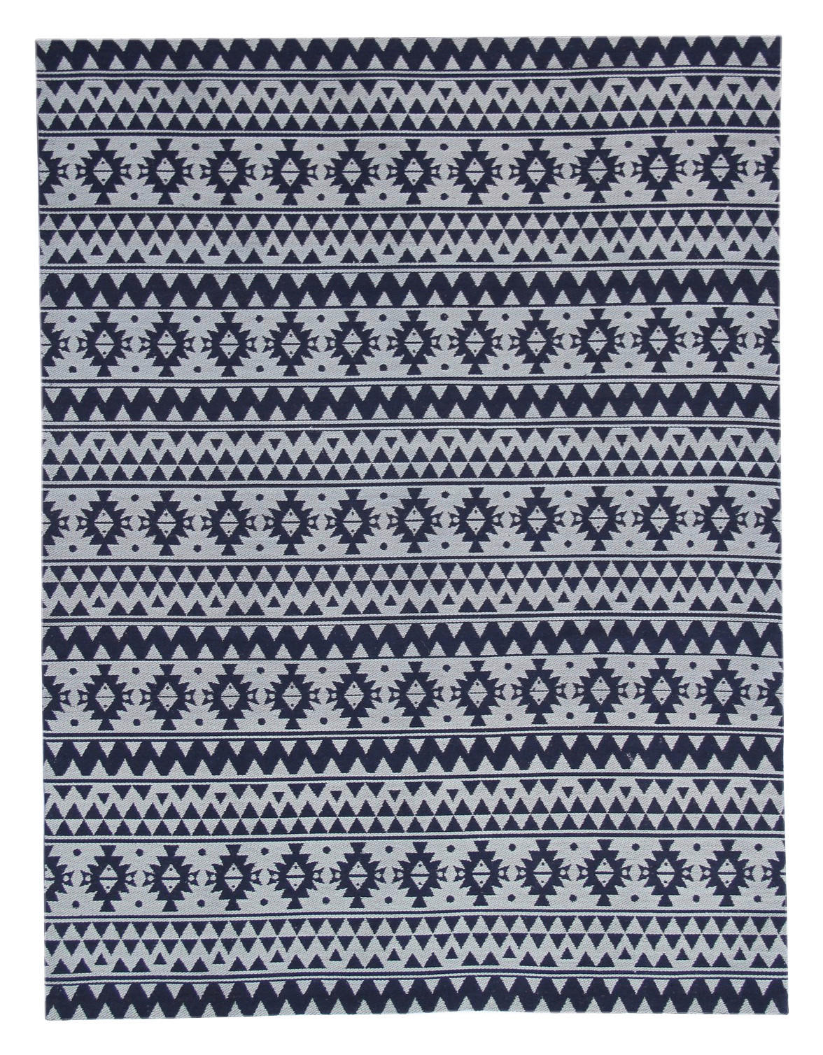 Kayoom Flachgewebeteppich Sunny 210 blau B/L: ca. 120x170 cm Sunny 210 - blau (120,00/170,00cm) - Kayoom