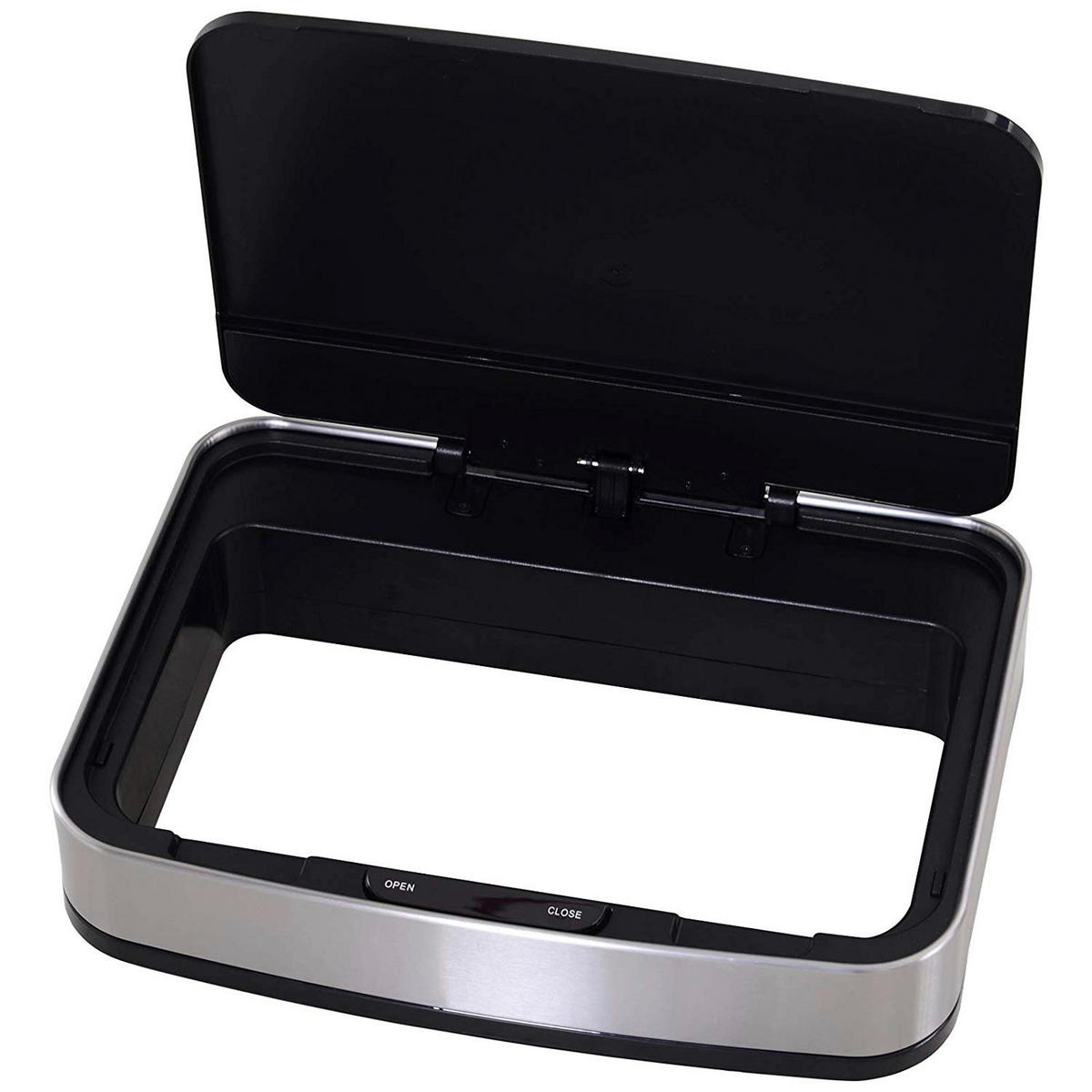 HOMCOM Abfalleimer silber B/H/L: ca. 30x81x42 cm Abfalleimer - silber (42,00/30,00/81,00cm) - HOMCOM