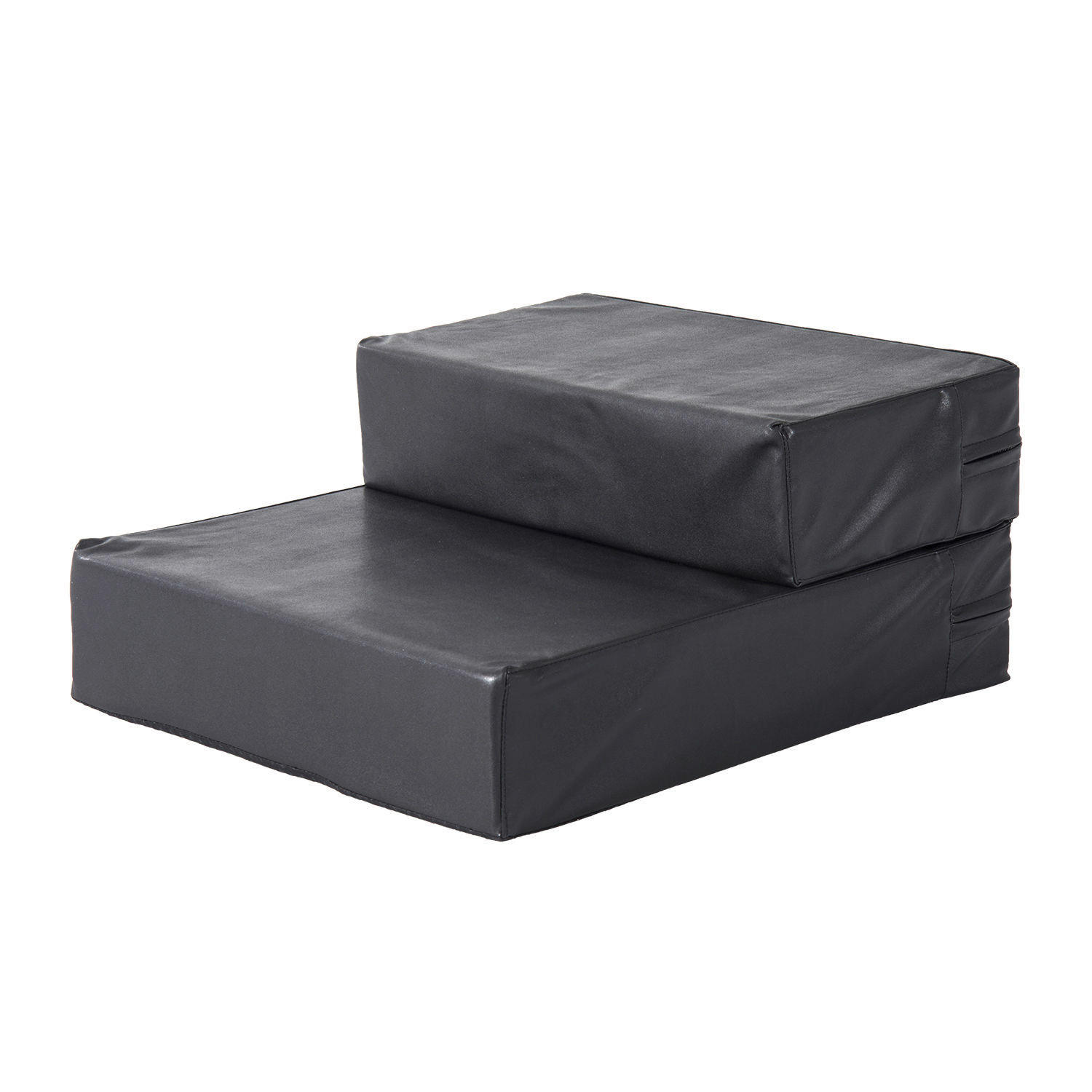 PawHut Hundetreppe schwarz Schaumstoff B/H/L: ca. 39x20x67 cm Hundetreppe - schwarz (67,00/39,00/20,00cm) - PawHut
