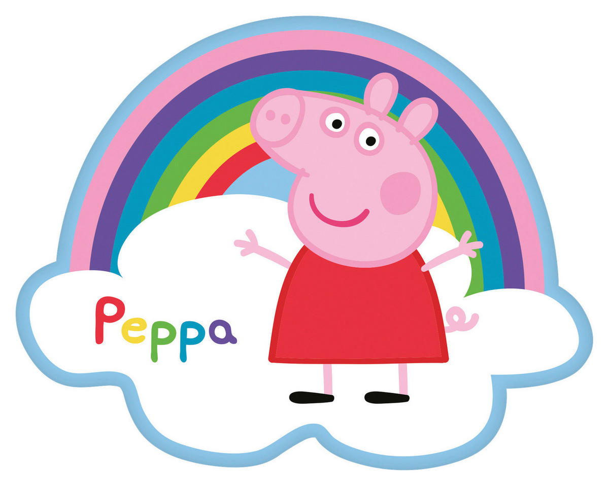 Kissen Konturenkissen_Peppa_Pig - Multi (36,00/28,50cm) - Peppa Pig