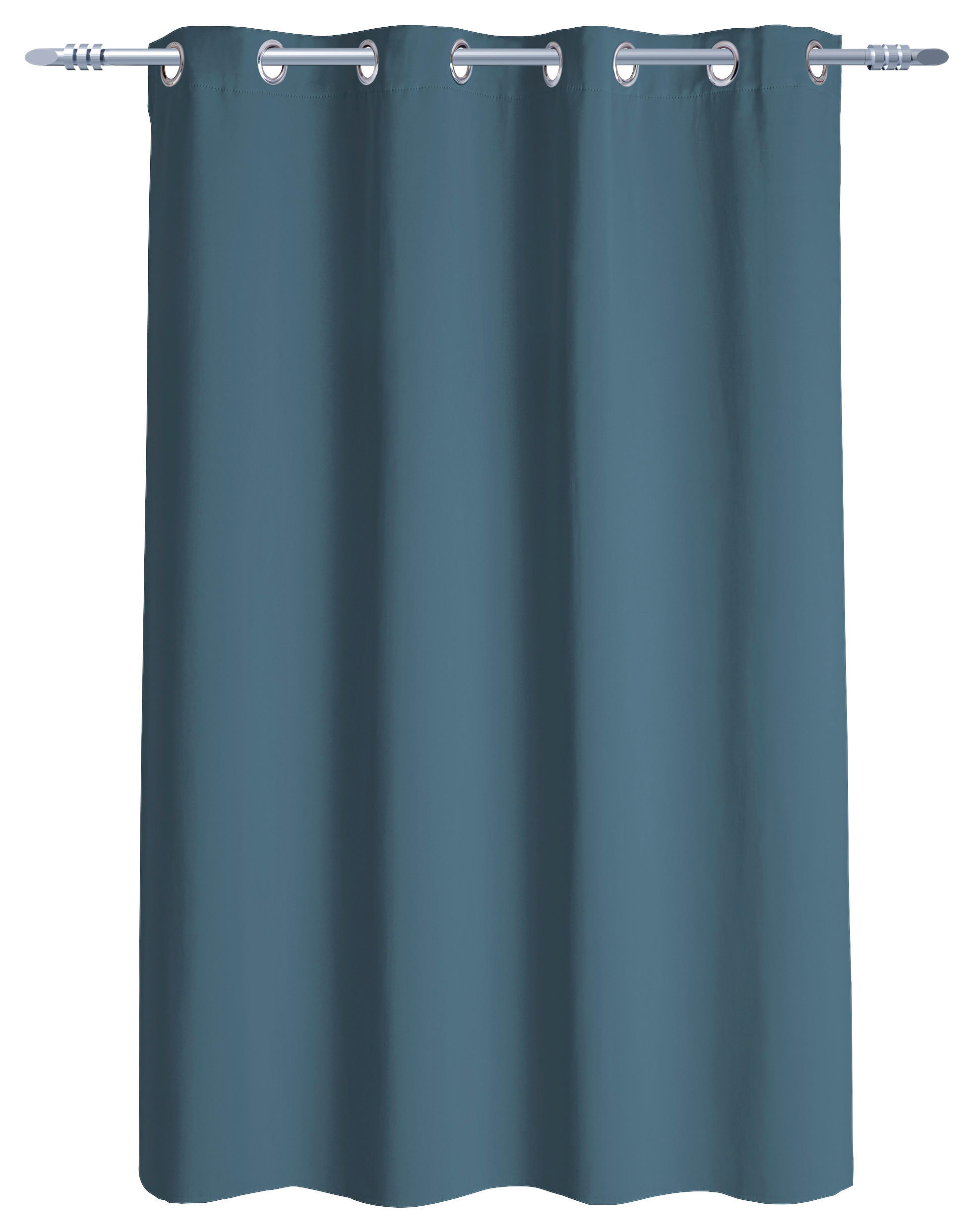 Thumbnail - Ösenvorhang Verona blau B/L: ca. 140x145 cm