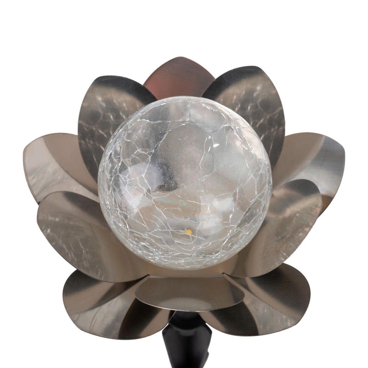 LED-Solarleuchte silber Metall Kunststoff Glas B/H/T/D: ca. 300x20x10x10 cm LULE - silber (300,00/20,00/10,00cm) - Näve Leuchten
