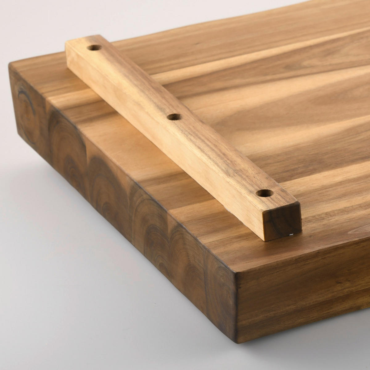 Kesper Tranchierbrett natur Akazie B/H/L: ca. 36,5x7x48 cm Tranchierbrett - natur (48,00/36,50/7,00cm) - Kesper
