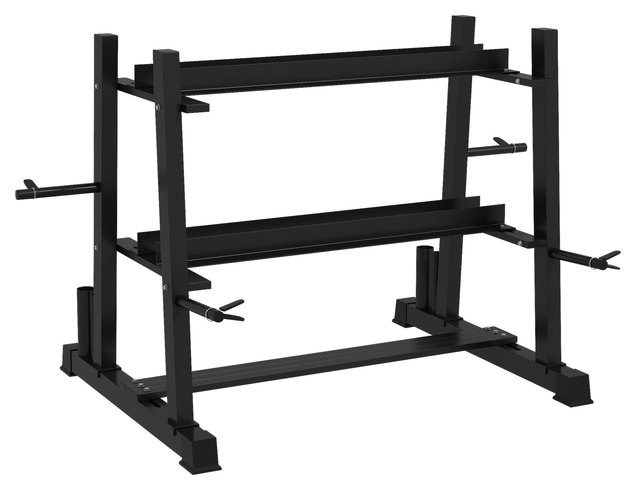 SPORTNOW Hantelständer schwarz Polypropylen B/H/L: ca. 75x131x80 cm Hantelständer - schwarz (80,00/75,00/131,00cm) - SPORTNOW