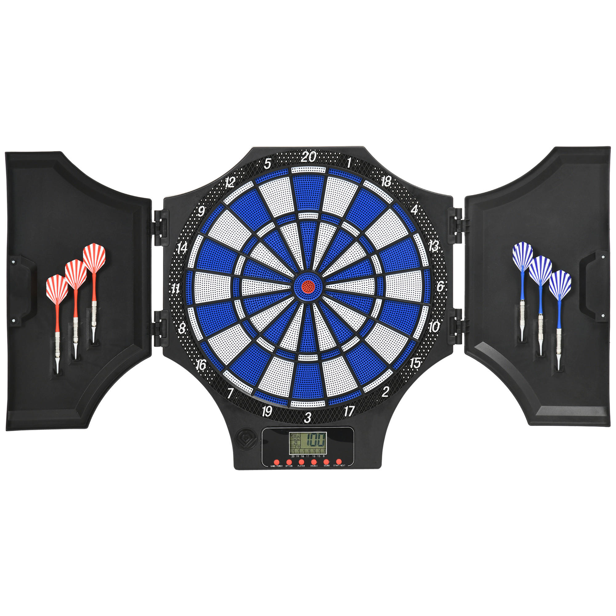 SPORTNOW Elektronische Dartscheibe B/H/L: ca. 45x83x4 cm Elektronische_Dartscheibe - schwarz (4,00/45,00/83,00cm) - SPORTNOW