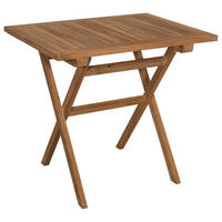 deVries Gartentisch Woodie natur Teakholz B/H/L: ca. 80x73x60 cm Woodie - natur (60,00/80,00/73,00cm) - deVries