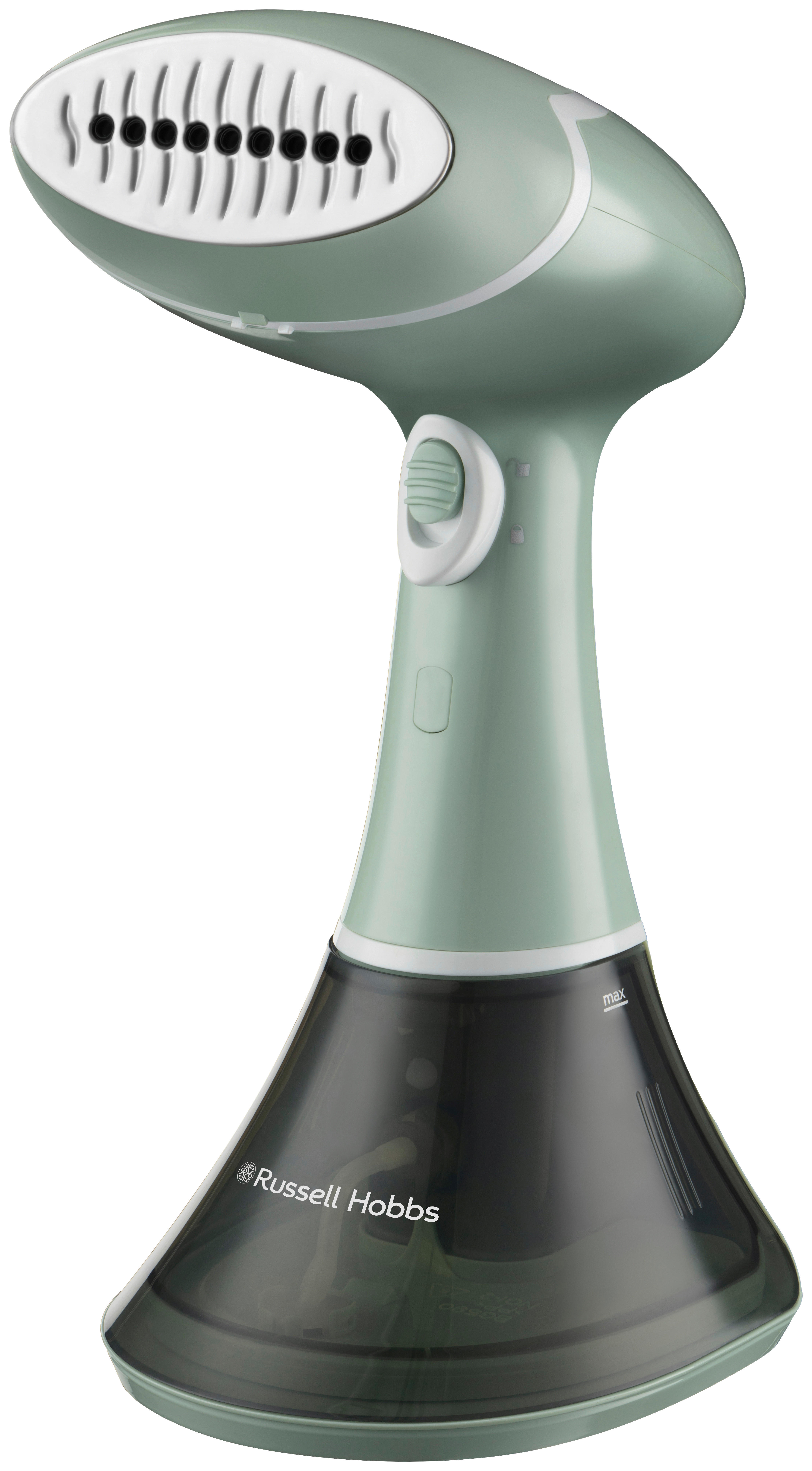 Russell Hobbs Dampfbürste 25592-56 grün schwarz Kunststoff B/H/T: ca. 22,2x29,6x14 cm Steam Genie Essential - schwarz/grün (22,20/29,60/14,00cm) - Russell Hobbs
