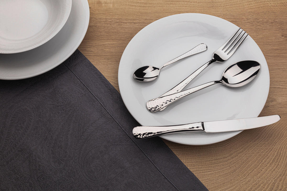 BERGNER Besteckset EIFFEL silber Edelstahl 24 tlg. EIFFEL - silber (27,00/17,00/7,50cm) - BERGNER