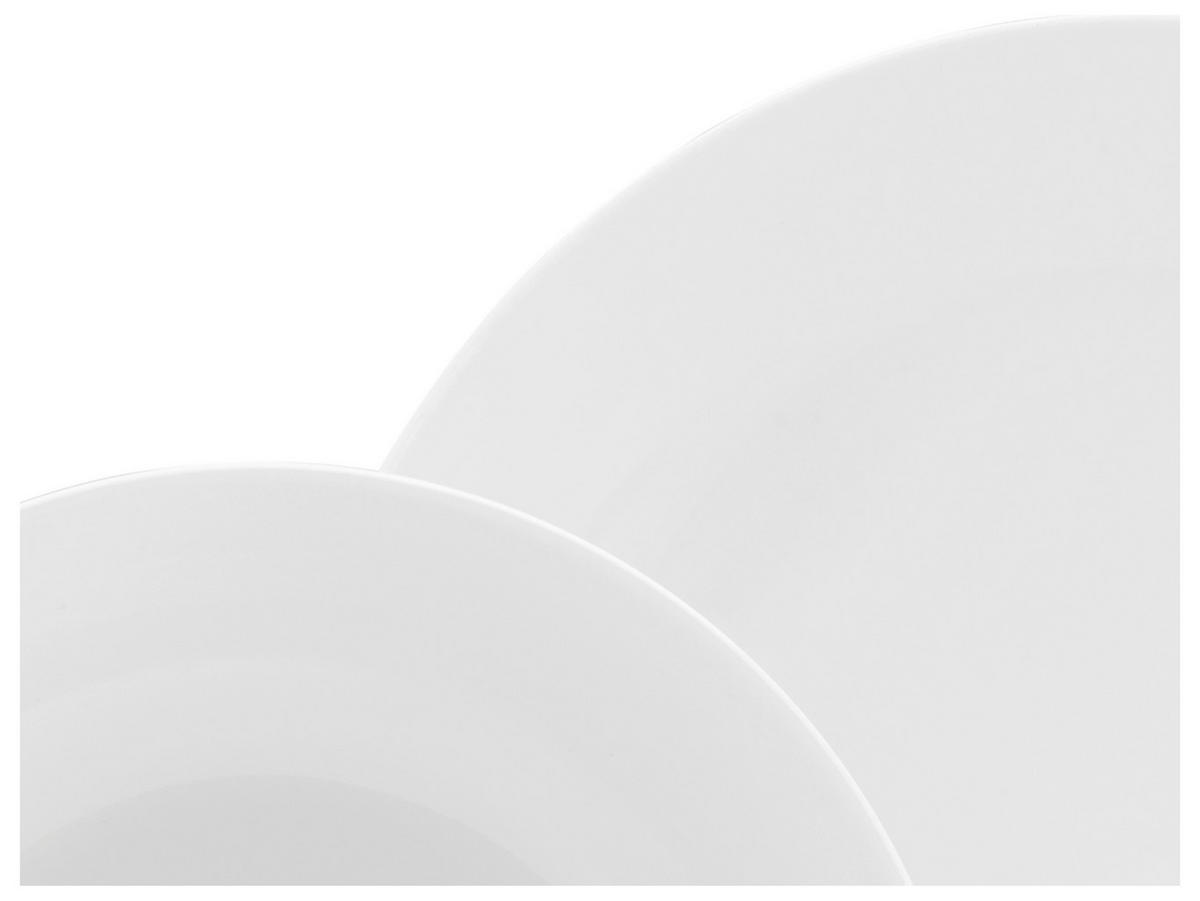 CreaTable Kaffeebecher Luna weiß Porzellan 6 tlg. Luna - weiß - CreaTable