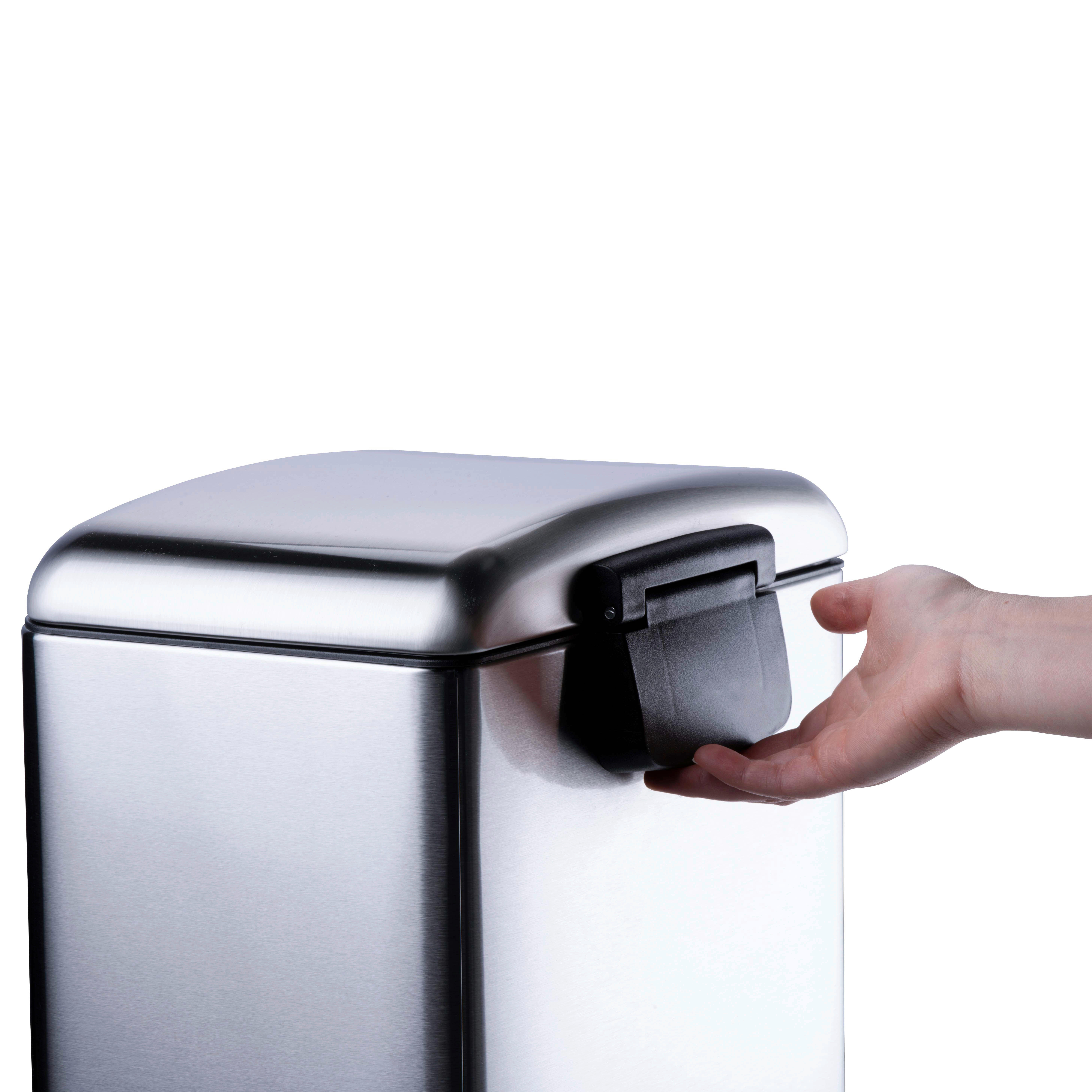 Dirt Devil Treteimer silber Stahl B/H/T: ca. 30x52,2x29 cm Treteimer 20l - silber (30,00/52,20/29,00cm) - Dirt Devil