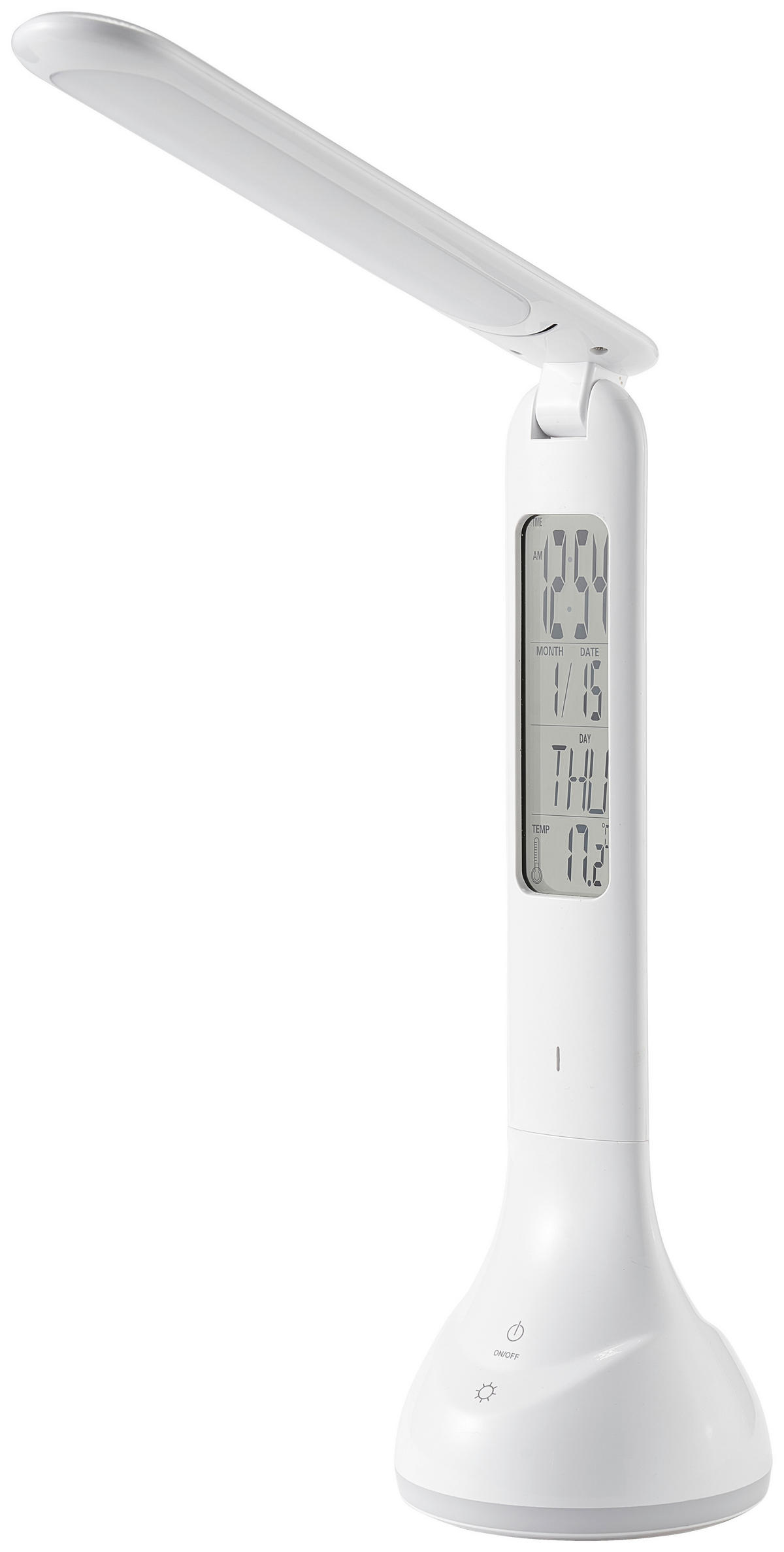 Schreibtischleuchte JR-120 Lena weiß Kunststoff H/D: ca. 35x9 cm 1 Brennstellen LED-Schreibtischleuchte_Lena - weiß (9,00/35,00cm)
