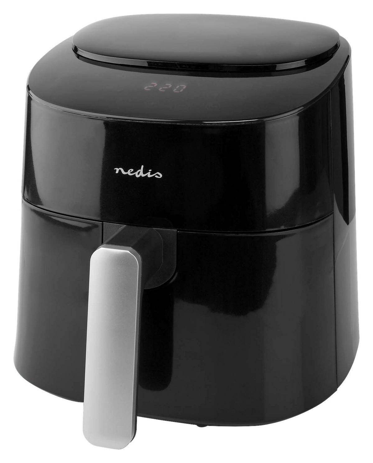 Nedis Heißluftfritteuse schwarz Polypropylen B/H/L: ca. 26x27x33 cm ca. 4,2 l Heißluftfritteuse_Nedis 4,2l - schwarz (33,00/26,00/27,00cm) - Nedis