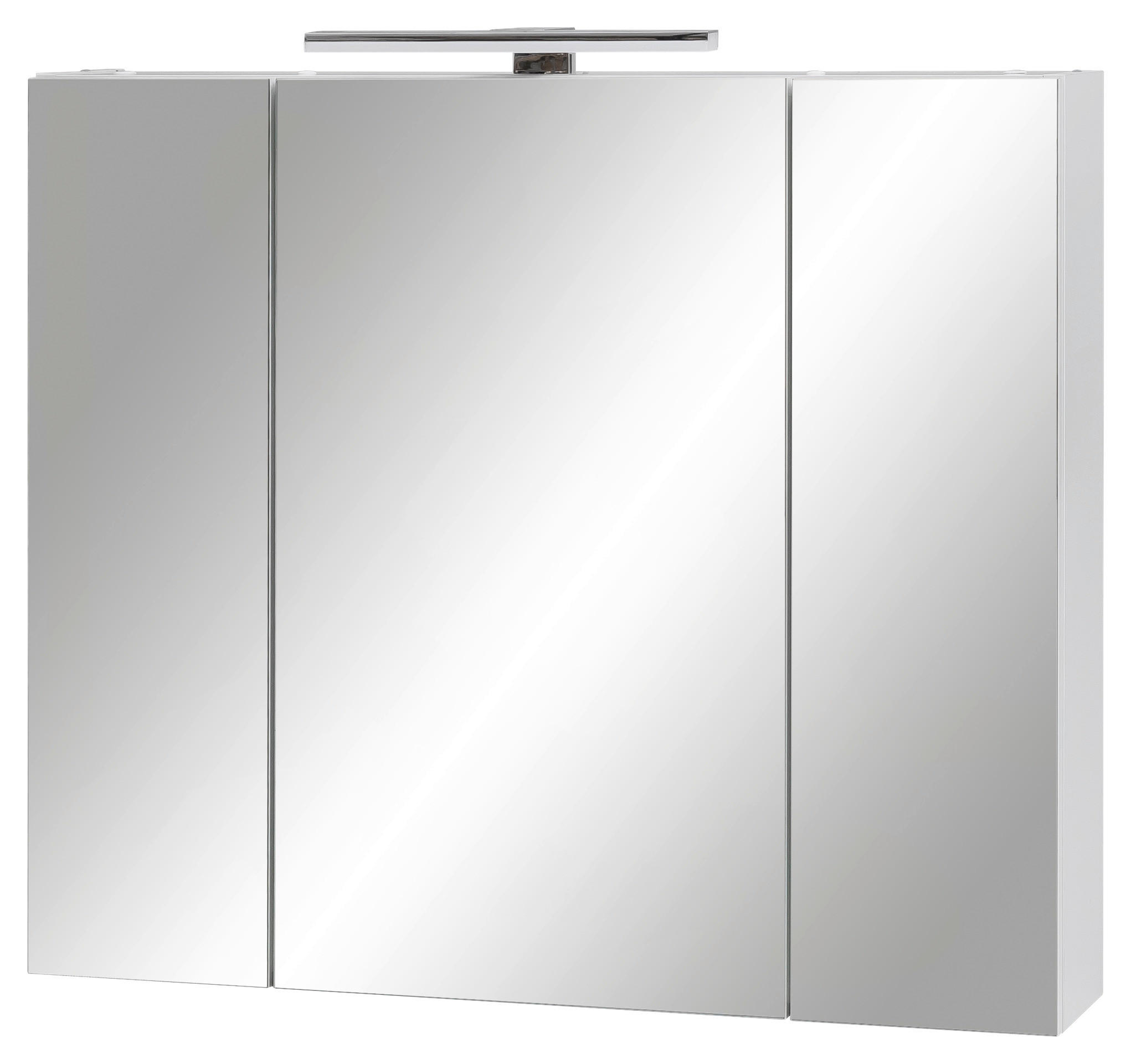 Spiegelschrank Limone weiß B/H/T: ca. 80x74,4x16 cm Limone - weiß (80,00/74,40/16,00cm) - Möbelpartner