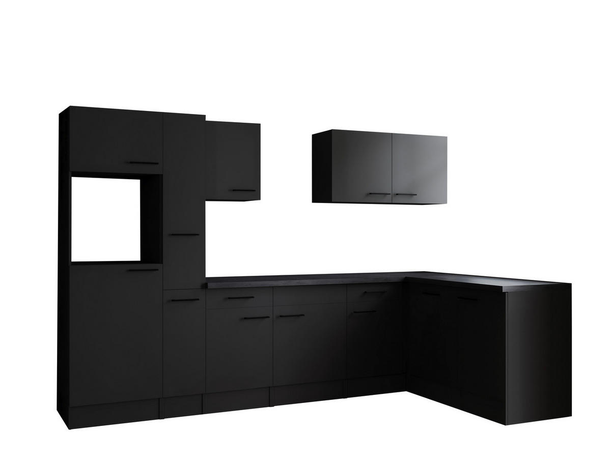 Winkelküche Oliver B/H/T: ca. 310x205x172 cm Oliver - granit/grau (310,00/205,00/172,00cm) - Respekta