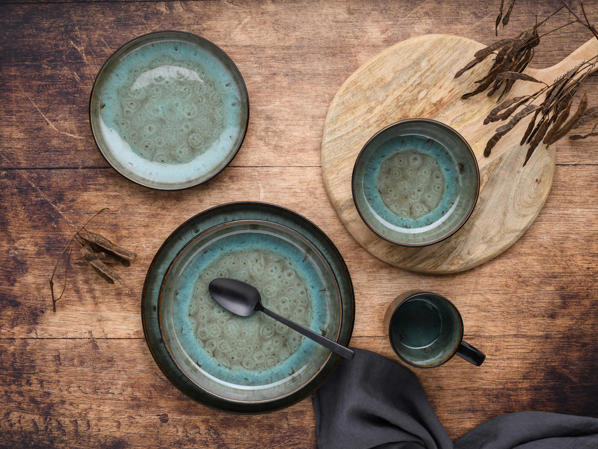 CreaTable Kombiservice Nordic Fjord Nordic Fjord - grün - CreaTable