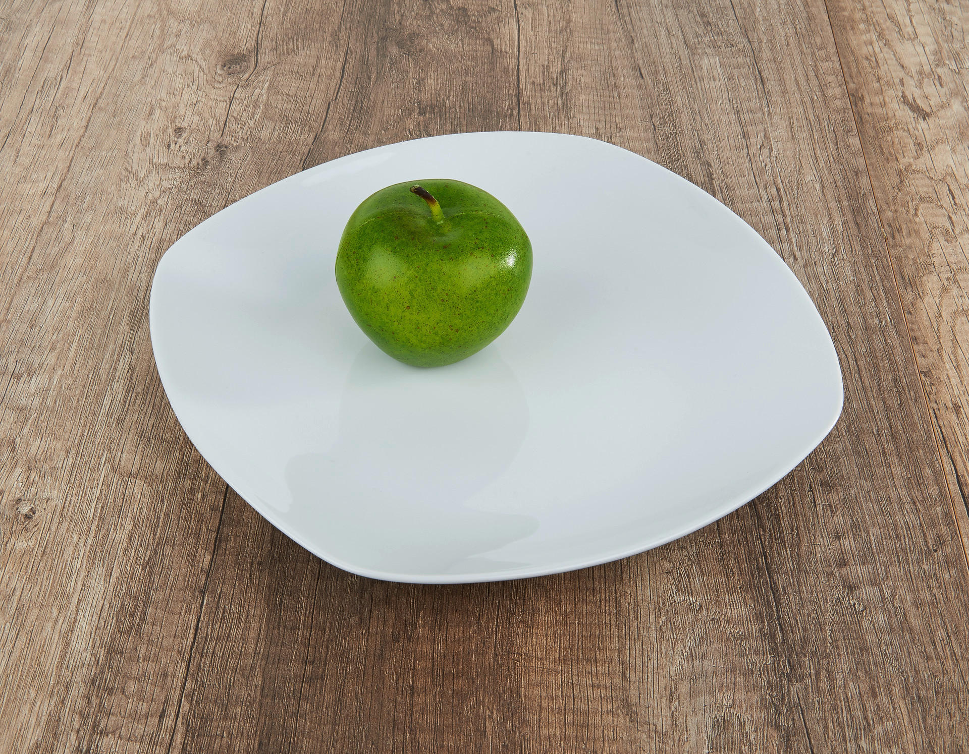 Teller flach weiß Porzellan D: ca. 24,5 cm Teller_flach_Lilli - weiß (24,50cm)