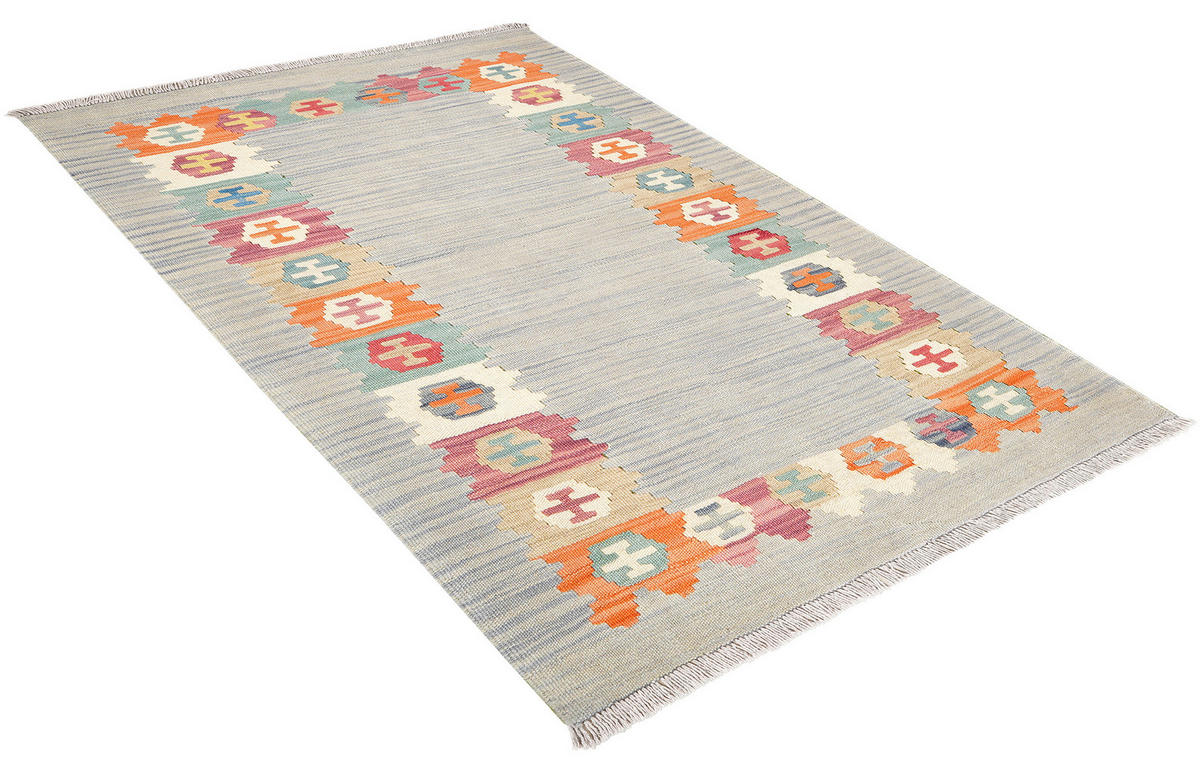 PersaTepp Teppich Kelim Gashgai bunt B/H/L: ca. 100x1x147 cm Kelim Gashgai - bunt (147,00/100,00/1,00cm) - PersaTepp