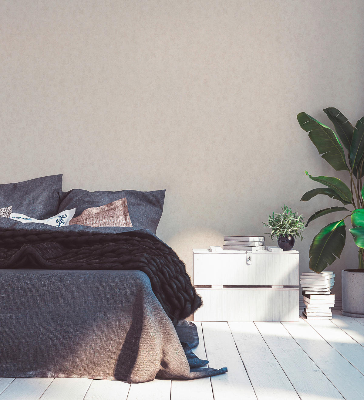 A.S.Creation Vliestapete beige B/H/D: ca. 53x1005x8,3 cm Vliestapete - beige (8,30/1005,00cm) - A.S.Creation