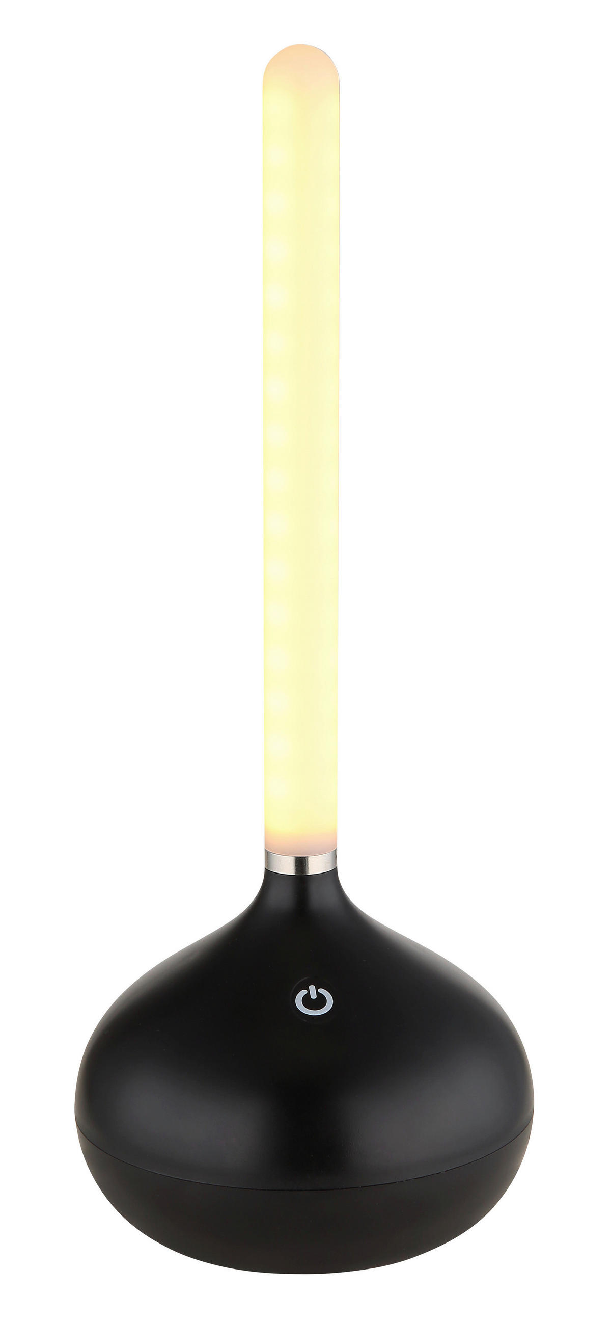 GLOBO LED-Tischleuchte TURNER 28067S Opal mattschwarz Kunststoff H/D: ca. 24,3x9,6 cm 1 Brennstellen TURNER - Opal/mattschwarz (9,60/24,30cm) - GLOBO