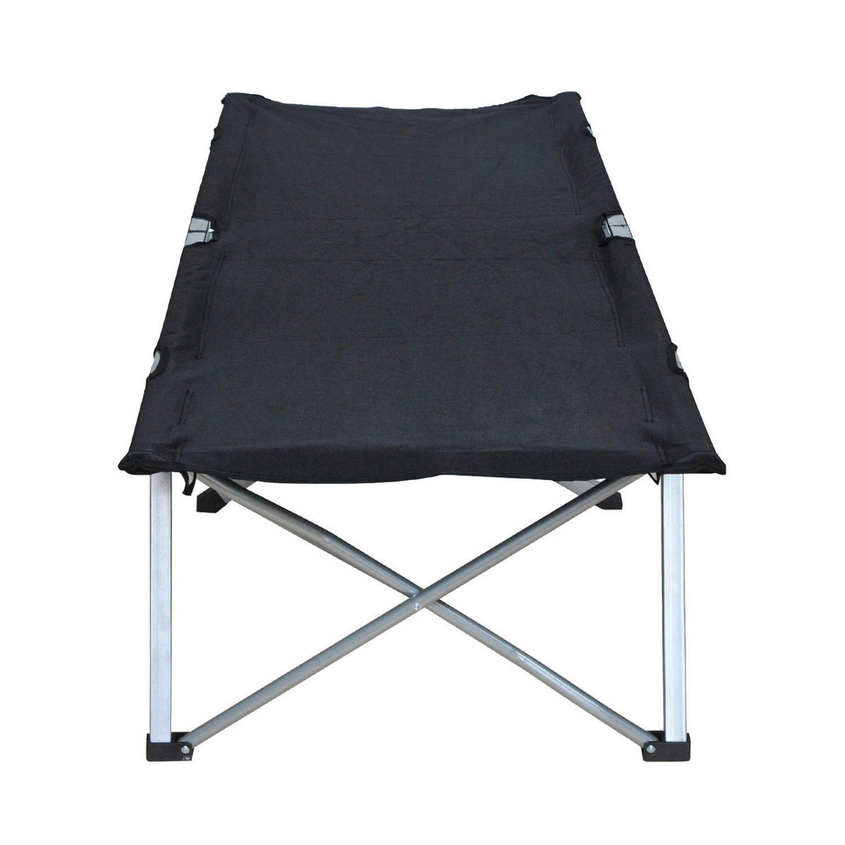 Outsunny Feldbett B/H/L: ca. 64x40x193 cm Feldbett - schwarz (193,00/64,00/40,00cm) - Outsunny