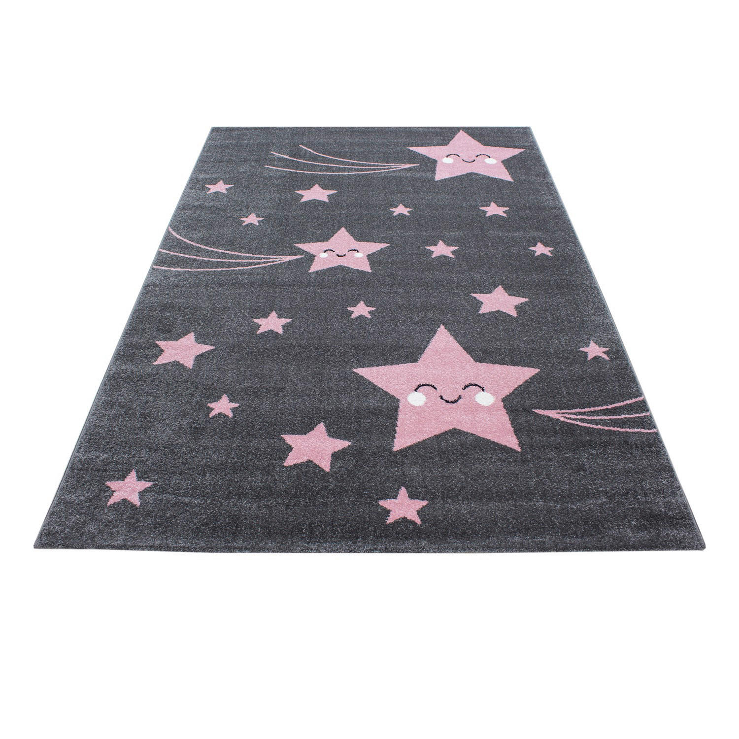 Ayyildiz Teppich KIDS pink B/L: ca. 200x290 cm KIDS - pink (200,00/290,00cm) - Ayyildiz
