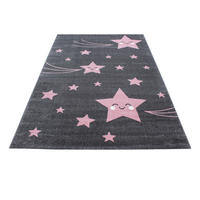 Ayyildiz Teppich KIDS pink B/L: ca. 200x290 cm KIDS - pink (200,00/290,00cm) - Ayyildiz