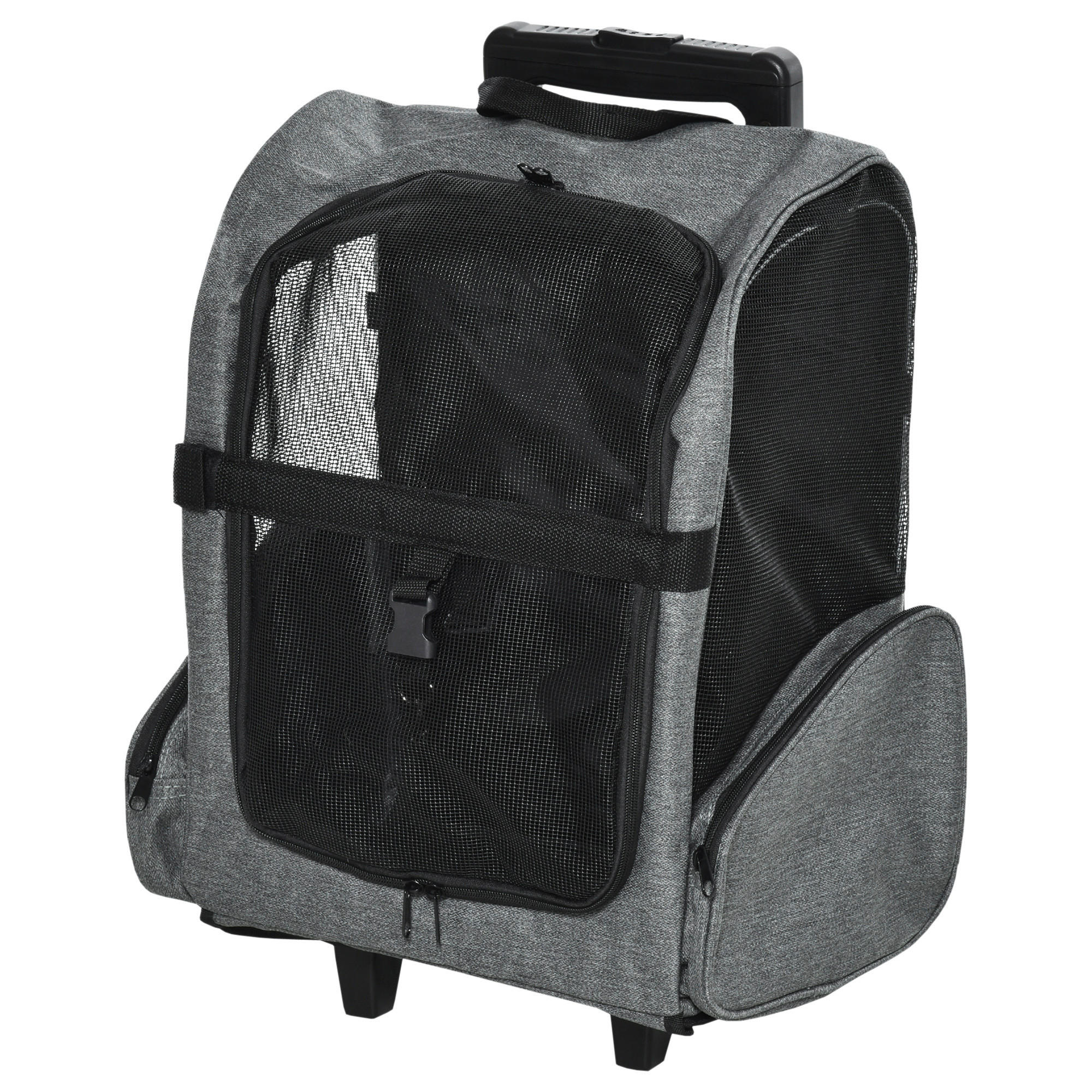PawHut Hunde-Zubehör grau Polyester B/H/L: ca. 25x42x55 cm Tragetasche - grau (55,00/25,00/42,00cm) - PawHut
