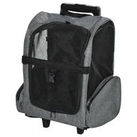 PawHut Hunde-Zubehör grau Polyester B/H/L: ca. 25x42x55 cm Tragetasche - grau (55,00/25,00/42,00cm) - PawHut