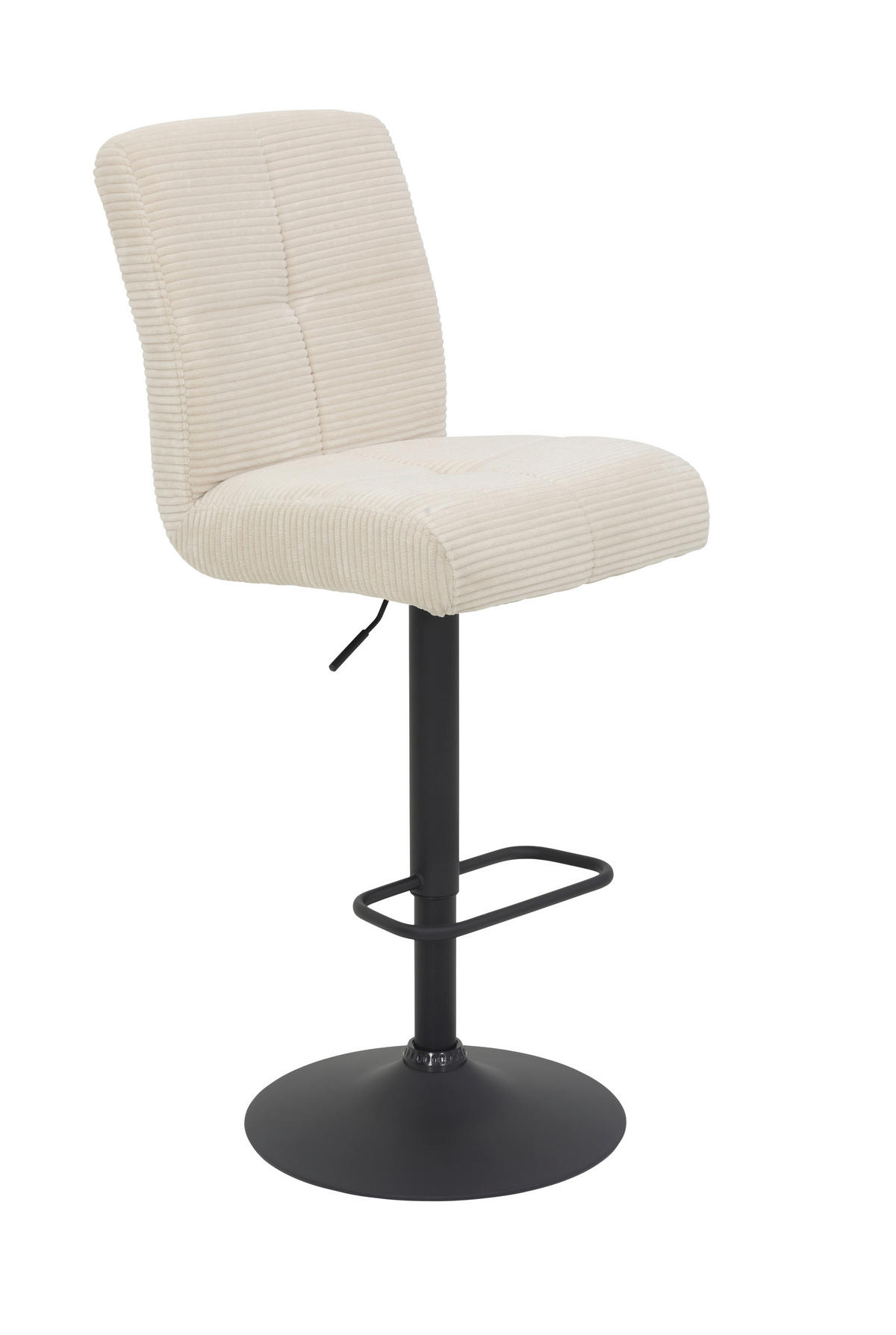 Barhocker Leni I, 2er-Set creme Microfaser B/H/T: ca. 44x124x57 cm Leni I, 2er-Set - creme (44,00/124,00/57,00cm) - Hela