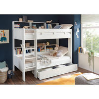 Etagenbett Jusa weiß Liegefläche B/L: ca. 90x200 cm Jusa - weiß (210,00/189,10/129,00cm)