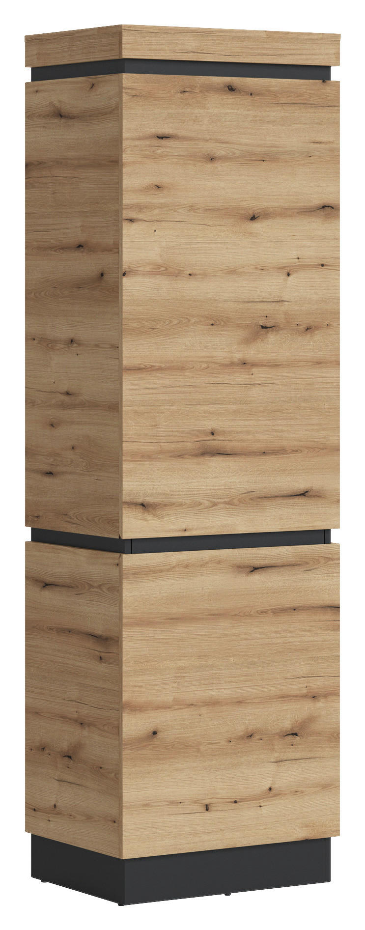 Garderobenschrank Corte Eiche Evoke Coast Nachbildung anthrazit B/H/T: ca. 60x200,5x45 cm Corte - Eiche/anthrazit (60,00/200,50/45,00cm)