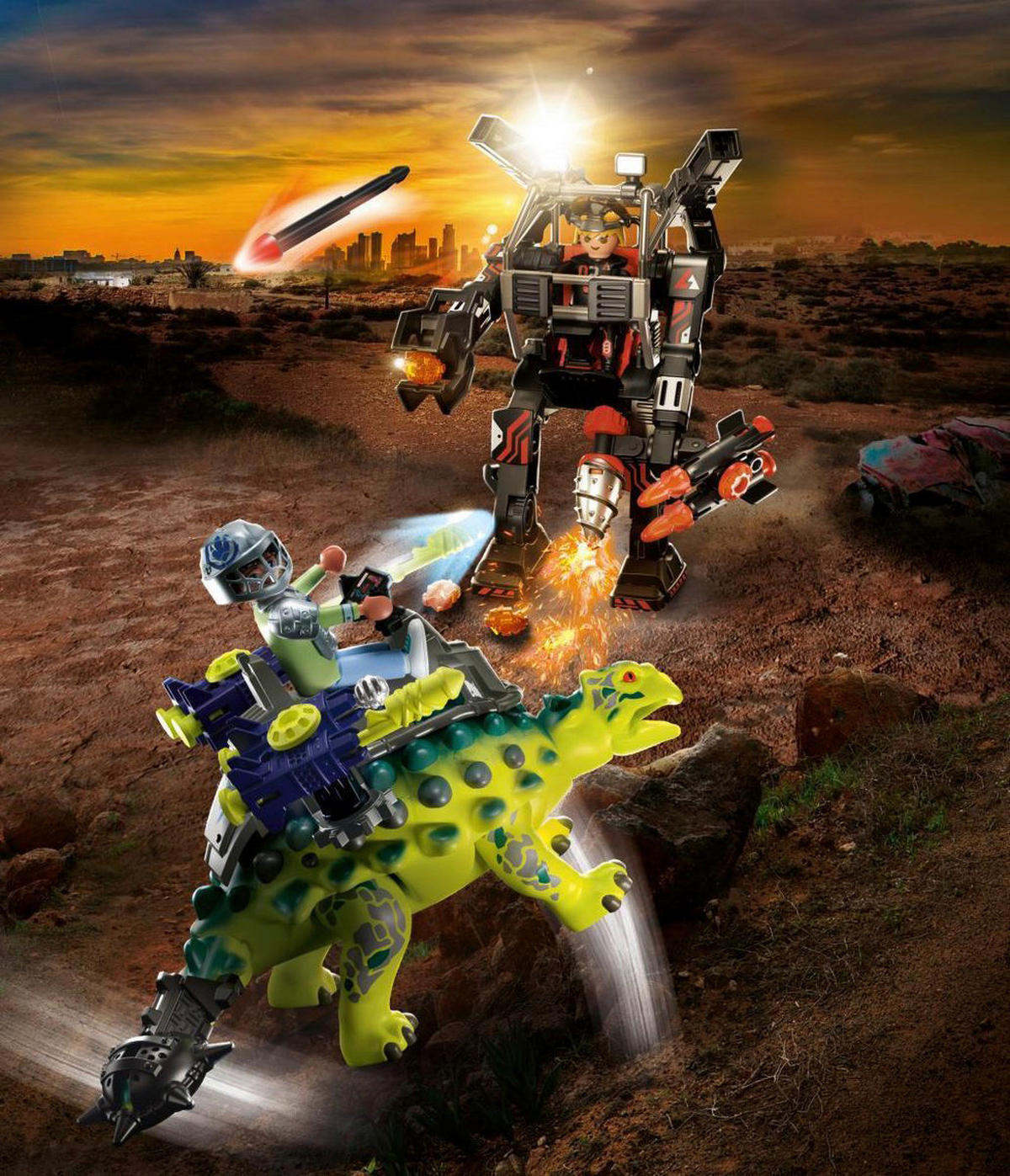 Playmobil Dino Rise Saichania Dino Rise B/H/L: ca. 12x38x34,5 cm Dino Rise - mehrfarbig (34,50/12,00/38,00cm) - Playmobil