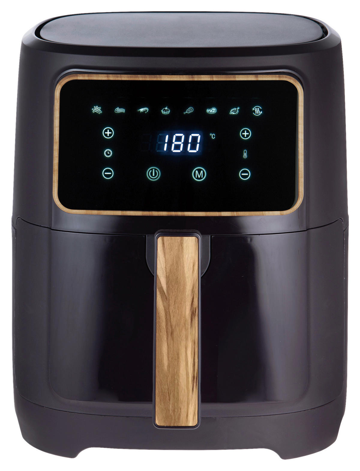 BERGNER Heißluftfritteuse BG-51186-GY OLIVAR - schwarz (29,00/35,00/27,00cm) - BERGNER