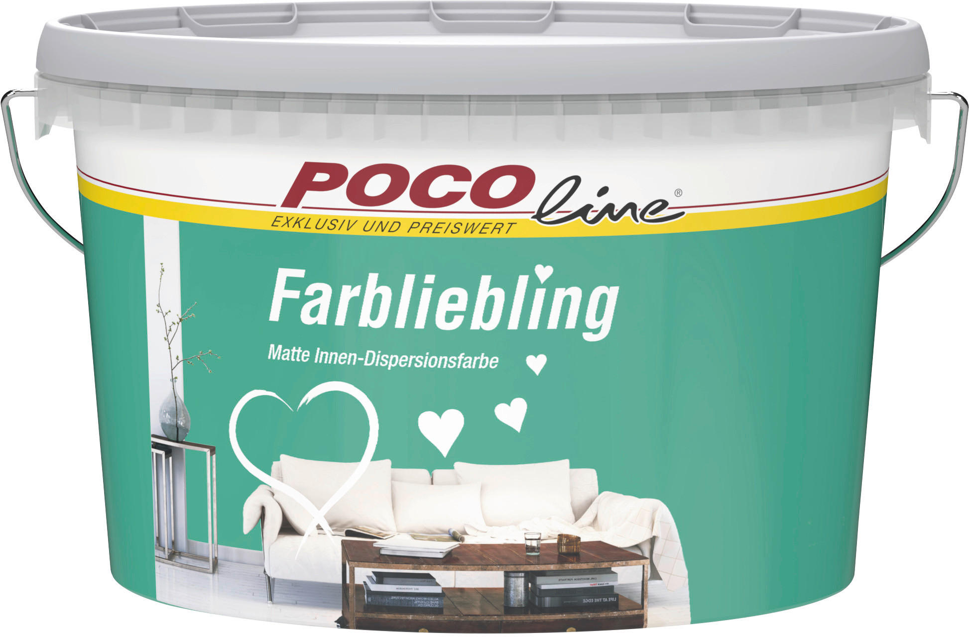 POCOline Raumfarbe Farbliebling Zypern ca. 2,5 l Farbliebling - Zypern (2,50l) - POCOline
