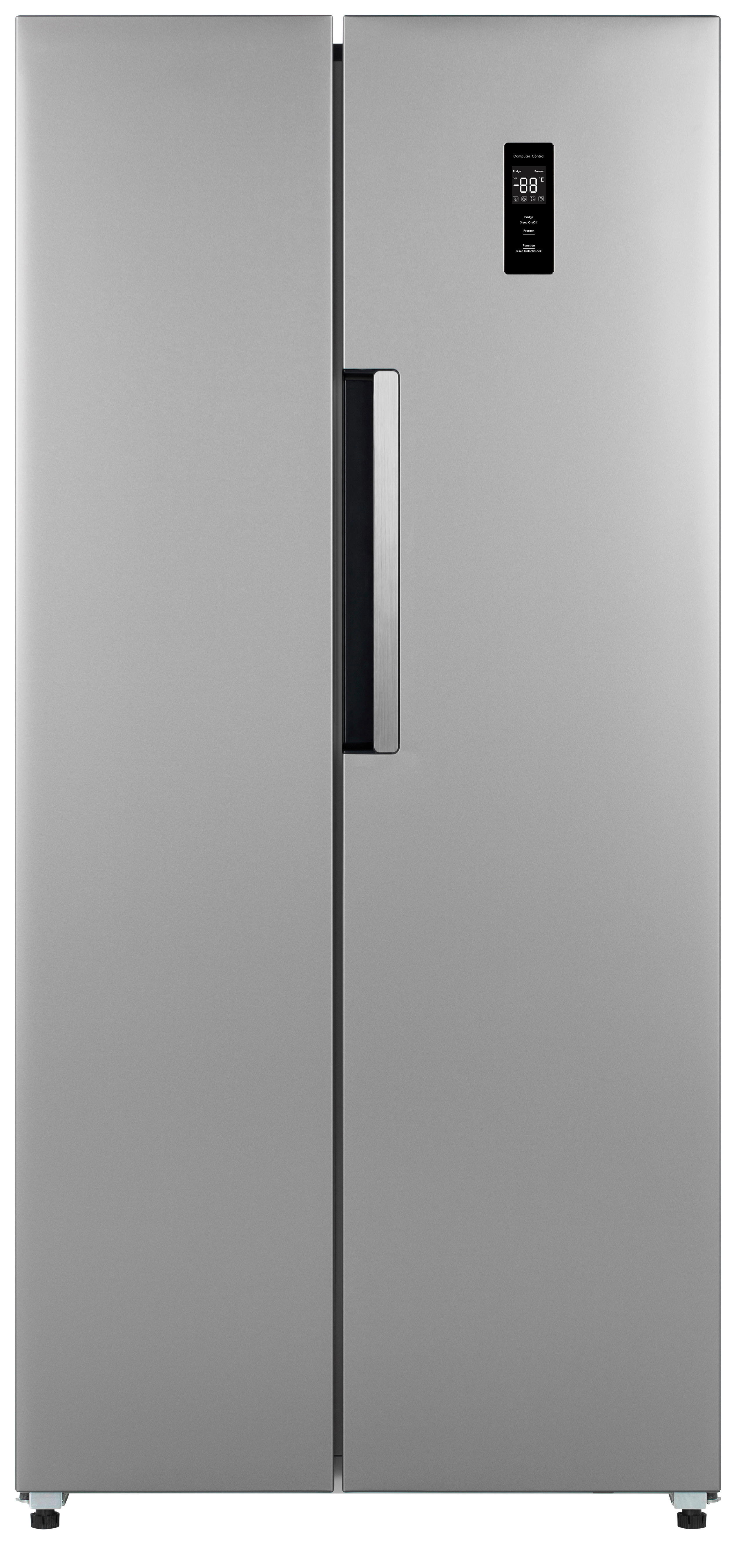 POCOline Side-by-Side SBS 179-444 ESID silber B/H/T: ca. 83x179x61 cm Side-by-Side SBS 179-444 ESID - silber (83,00/179,00/61,00cm) - POCOline