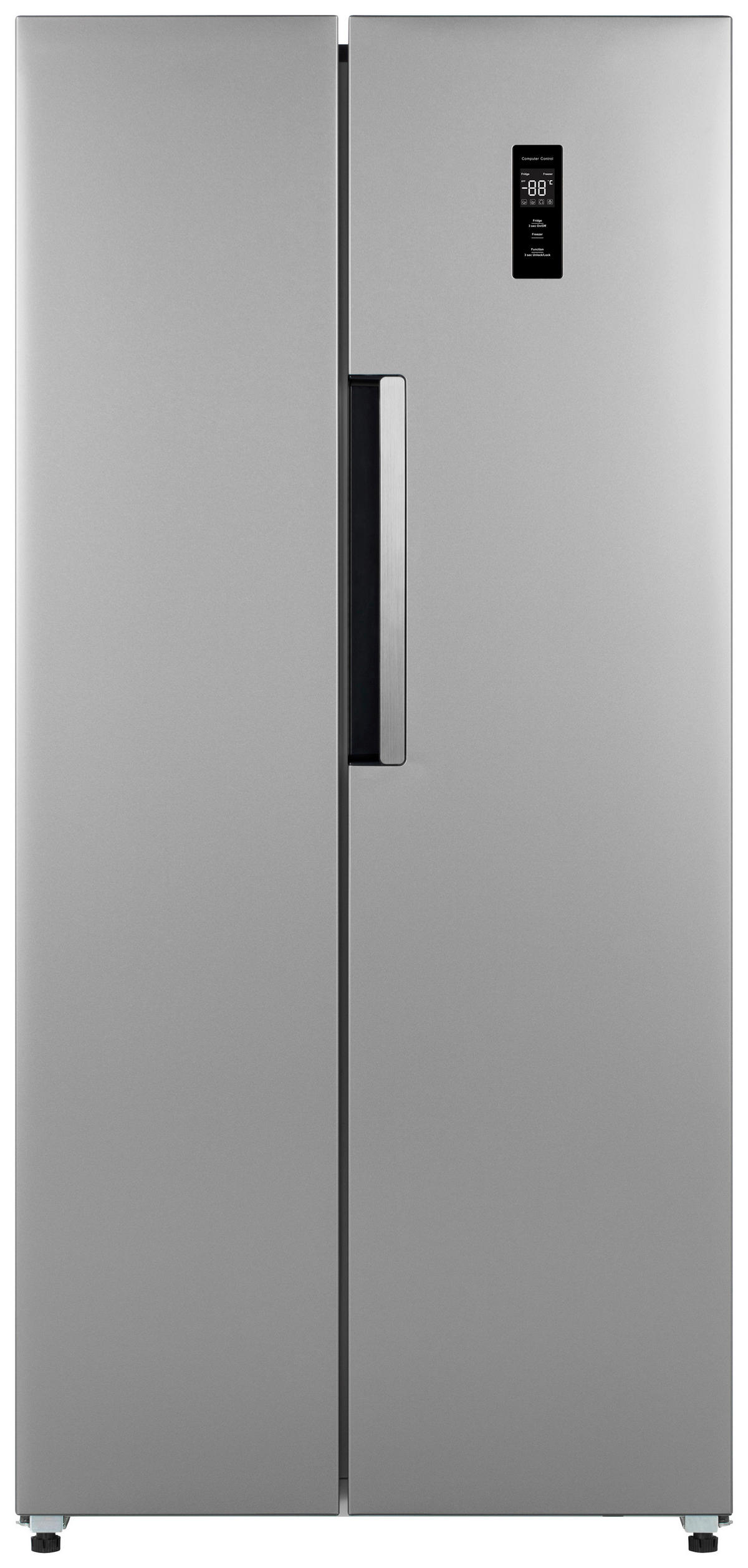 POCOline Side-by-Side SBS 179-444 ESID silber B/H/T: ca. 83x179x61 cm Side-by-Side SBS 179-444 ESID - silber (83,00/179,00/61,00cm) - POCOline