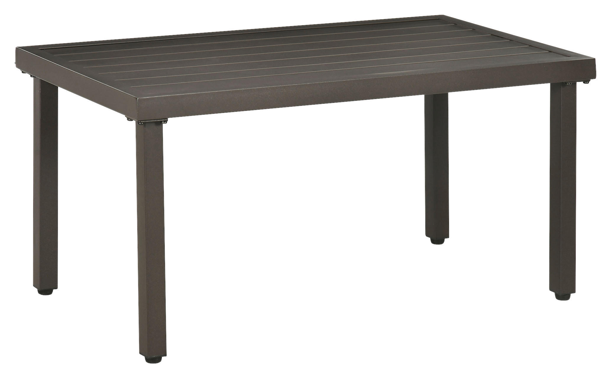 Outsunny Beistelltisch Beistelltisch - braun (91,00/51,00/46,00cm) - Outsunny
