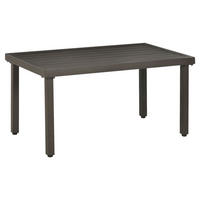 Outsunny Beistelltisch Beistelltisch - braun (91,00/51,00/46,00cm) - Outsunny