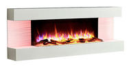 RICHEN Wandkamin Elektrischer-Kamin Hestia weiß MDF B/H/T: ca. 152x58,9x25 cm Elekt.-Kamin Hestia EF197A-MT197E - weiß (152,00/58,90/25,00cm) - RICHEN