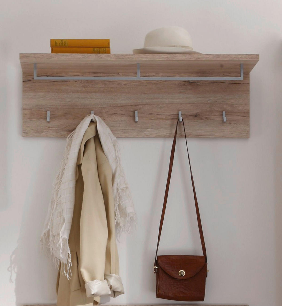 Wandboard Malea Eiche San-Remo Nachbildung B/H/T: ca. 88x29x27 cm Malea - Eiche (88,00/29,00/27,00cm) - Trendteam