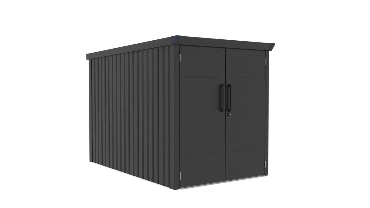 Westmann Fahrradgarage Velos schwarz B/H/L: ca. 133x151x222 cm Velos - schwarz (222,00/133,00/151,00cm) - Westmann