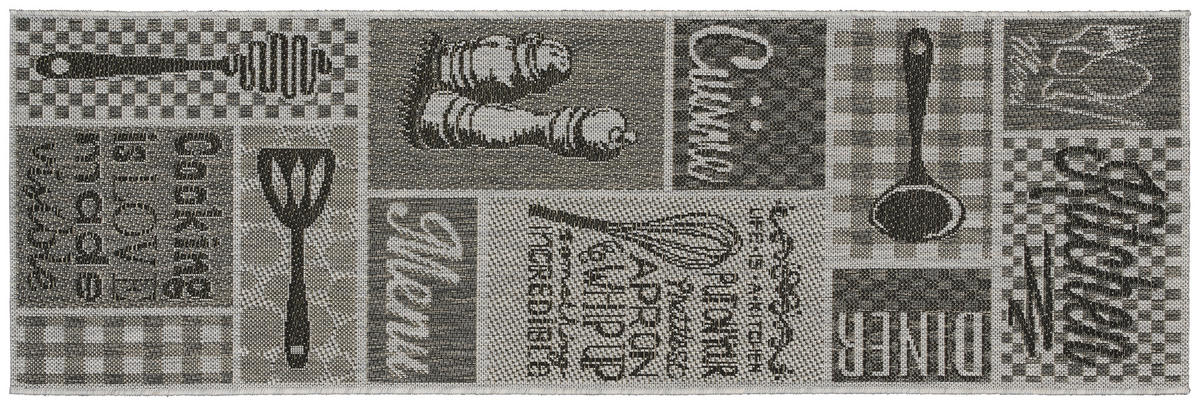 Küchenläufer Ambiente grau B/L: ca. 60x180 cm Ambiente - grau (60,00/180,00cm)