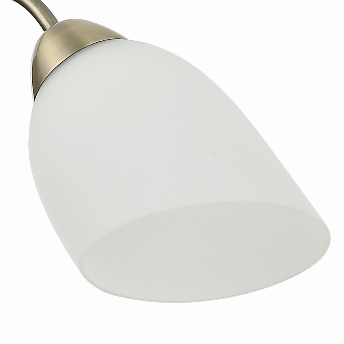 Lamkur Deckenleuchte DONNA 45474 oxidgrün Glas Metall H/L: ca. 26x45 cm E27 5 Brennstellen Donna - oxidgrün (45,00cm) - Lamkur
