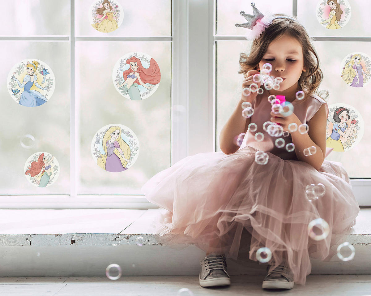Komar Fenstersticker Princess Kindness  Princess Kindness B/L: ca. 30x30 cm Princess Kindness - (30,00/30,00cm) - Komar