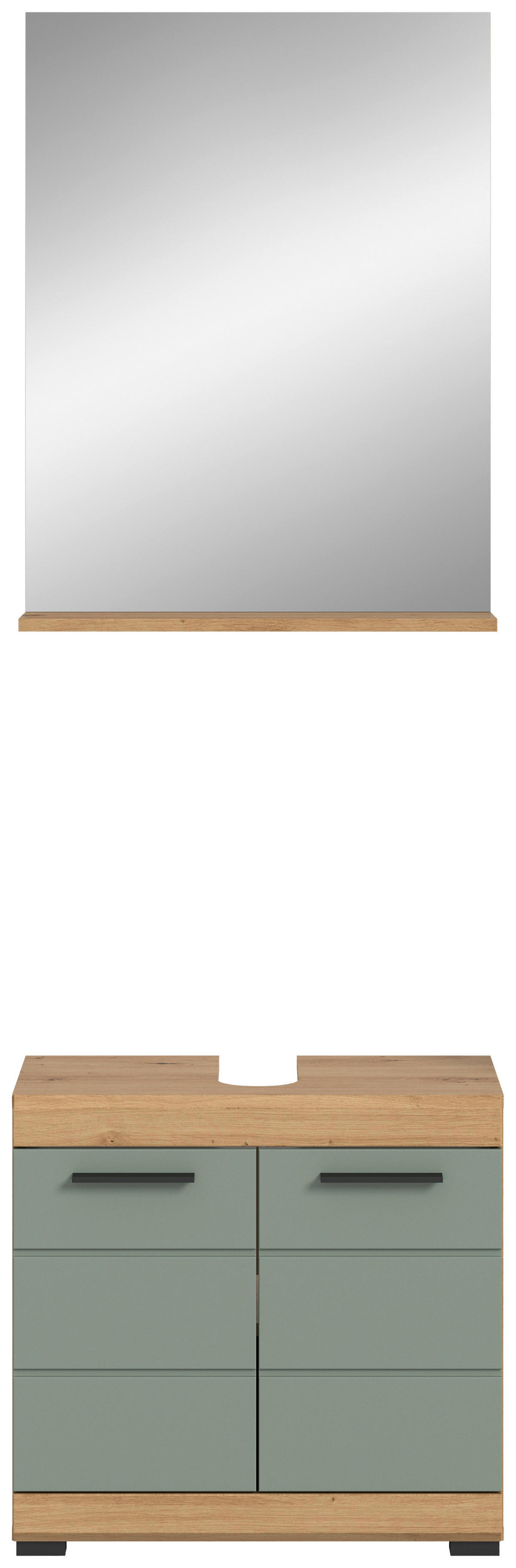 Badezimmer-Set Scout Eiche Artisan Nachbildung salbei Nachbildung B/H/T: ca. 60x191x34 cm Scout - Eiche/salbei (60,00/191,00/34,00cm) - xonox.home